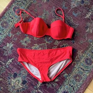 Jcrew swim top - worn once!